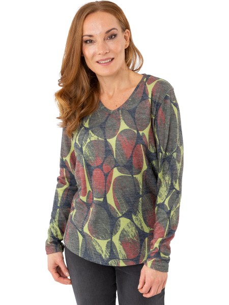 Estefania for woman, Pullover mit abstrakten Muster