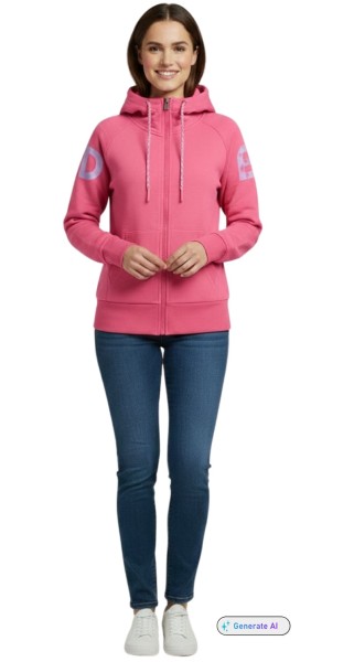 Elbsand, Katri Sweat-Jacke mit kuschelig angerauter Innenseite