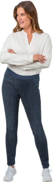 Stehmann, Sissi-781W schmale Superstretch-Jeans mit elastischem Bund