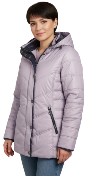 Valino, softig, weiche Steppjacke mit Kapuze