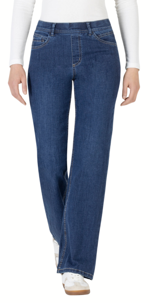 Stehmann, Melli-Flared Schlupf-Jeans mit ausgestellten Beinen