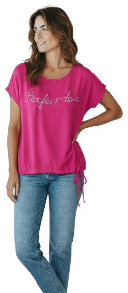 Estefania for woman, Shirt "Perfect Love" – seitlich zum Binden