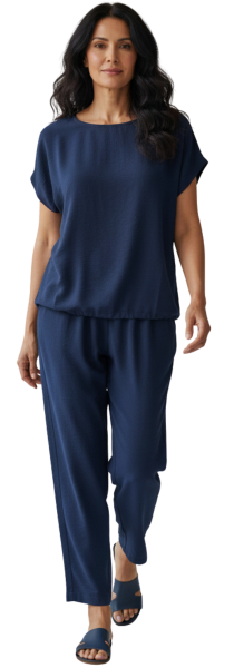 Estefania for woman, elegantes Sommershirt seitlich zum Binden