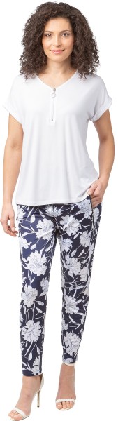 Robell, Hygge Joggpant mit Taschen und Reißverschlüssen und elastischem Bund