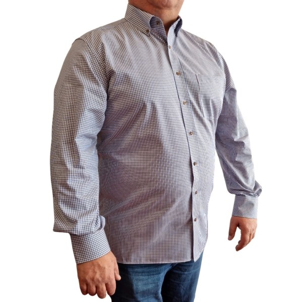 ETERNA LANGARM HEMD MODERN FIT POPELINE