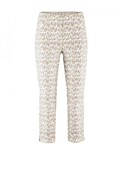 Stehmann Loli-602, Leoprint,Capri Stretchhose mit schmalem Bein