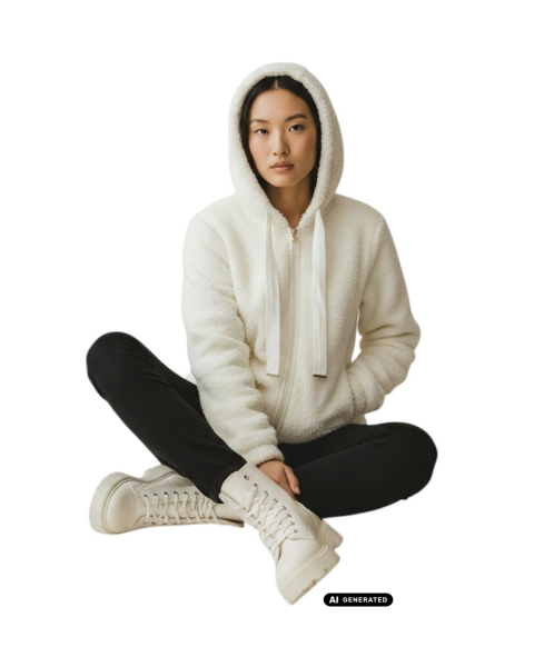 Gio Milano, edle Teddy-Jacke – Stilvoll & Kuschelig