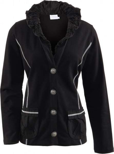 Blazer-Jacke mit Zierknöpfen