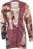 Estefania for woman,; Tunika-Shirt mit Lederimitateinsätzen original / S