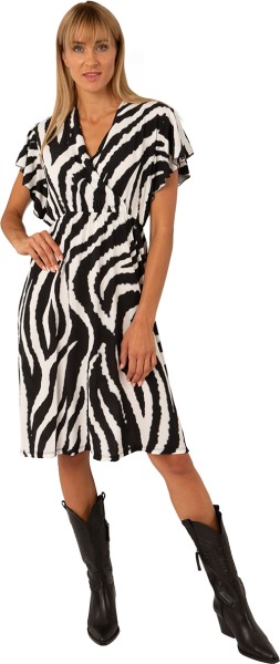 Estefania for woman, Kleid aus Viskose in edlen Zebra-Design