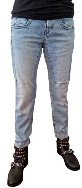 Herrlicher, Shyra Cropped Cashmere Jeans mit Bio Baumwolle