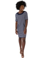 Gio Milano, Kleid mit Streifen und Taschen