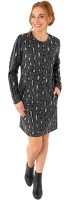 Estefania for woman, Kleid im Animal Look und Nieten