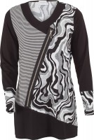 Estefania for woman,; Tunika Shirt mit Zierreißverschluß original / S