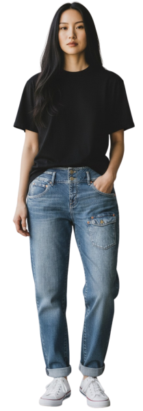 Herrlicher, Dido Jeans aus Baumwolle im angesagten Cargo Style