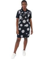 Gio Milano, Kleid mit Kreisen und funkelnden Strassbesatz