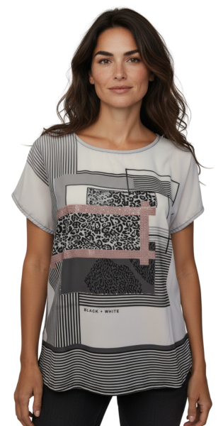 Estefania for woman, leichtes Damenshirt – Feminin & elegant