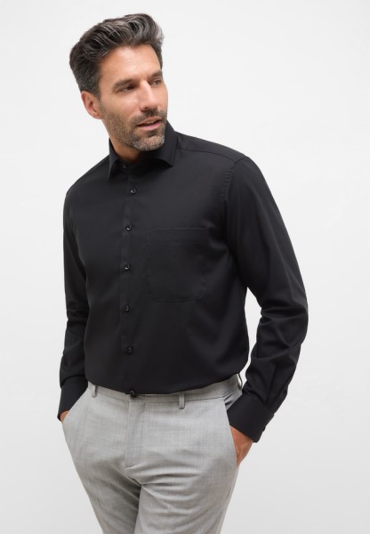 Eterna, Slim Fit Hemd Langarm in 100 % Baumwolle