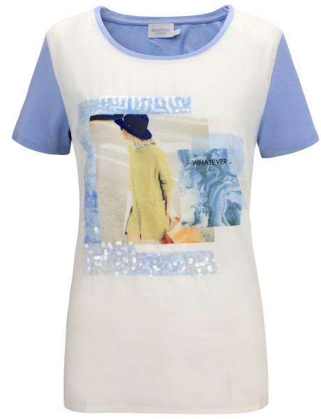 Estefania for woman, Rundhalsshirt mit Print