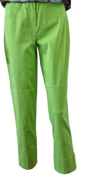 Robell-Bella09 Stretchhose mit Umschlag und Gesäßtaschen