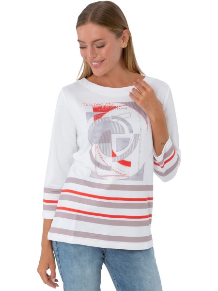 Estefania for woman, Pullover "its a beautiful" mit Strassbesatz