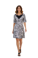 Estefania for woman, Kleid mit edlem Animalprint