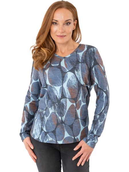 Estefania for woman, Pullover mit abstrakten Muster