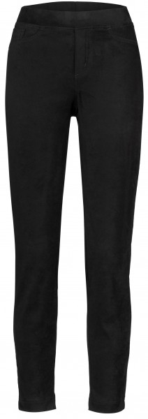 Stehmann, Rotello-760,schmale Stretch-Hose aus Veloursleder