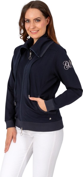 Gio Milano, Sweatjacke mit Taschen