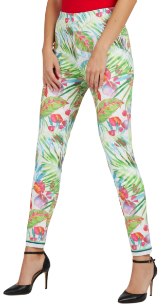 Robell, Rose09 leichte Sommerhose mit tropischen Druck