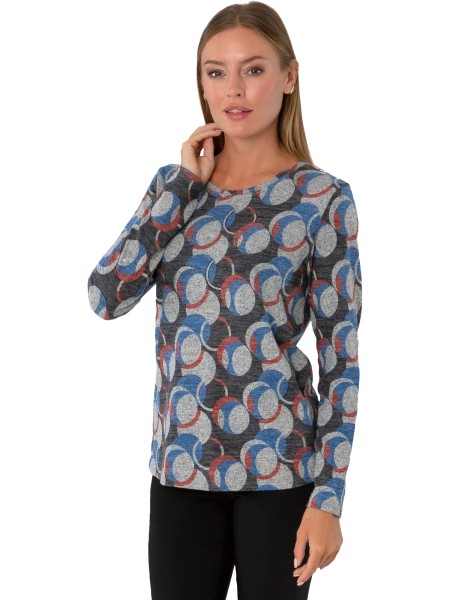 Estefania for woman, Pullover mit Kringeln und Strassbesatz