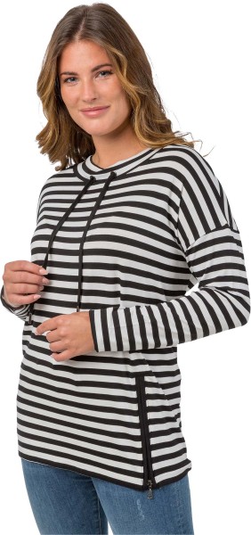 Estefania for woman, Jerseyshirt mit Zierreißverschluss