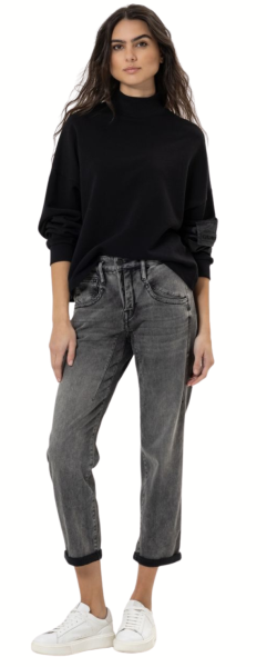 Herrlicher, Shyra Tap Jeans mit halb verdeckter Knopfleiste