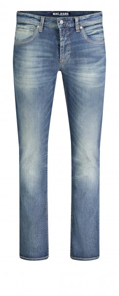 MAC Herren-Jeans, Arne Pipe, schmale 5-Pocket Jeans mit bequemer Leibhoehe